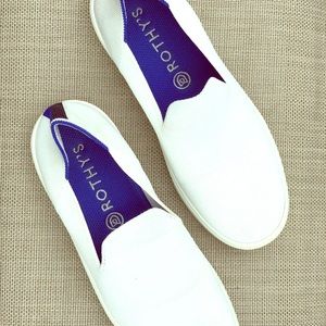 • Rothy’s • The Sneaker in Bright White